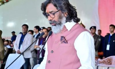 முதல்வராக பதவி ஏற்ற ஹேமந்த் சோரன்! பங்கேற்ற இந்திய கூட்டணி தலைவர்கள்!