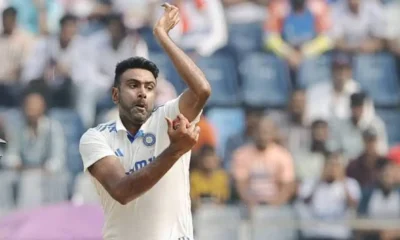 Ashwin bowling