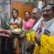 Trisha at temple