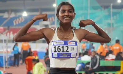 Abinaya Rajarajan Tamil Nadu sprinter 100m national U 18 Dutee Chand record Tamil News