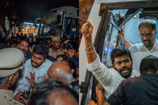 கோவையில் பாஜக மாநில தலைவர் அண்ணாமலை கைது.. நடந்தது என்ன?