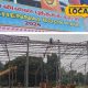 அரங்குகள் அமைக்கும் பணி - சென்னை புத்தக திருவிழா