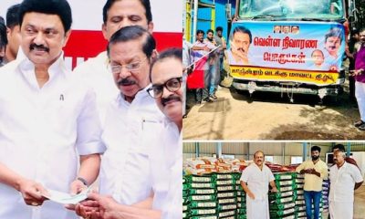 ஃபெஞ்சல் புயல் பாதிப்பு..! ஒரு மாத சம்பளத்தை வழங்கிய முதலமைச்சர் மு.க.ஸ்டாலின்