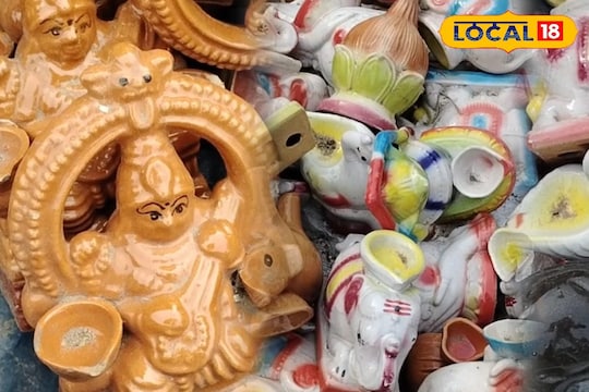 கலர்கலரா கலைநயம் பொங்கும் விளக்குகள்... கார்த்திகைக்கு களைகட்டும் விற்பனை...
