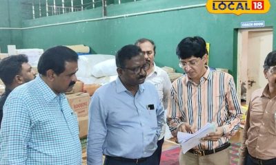 நிவாரண பொருட்களை ஆய்வு செய்த கூடுதல் தலைமை செயலாளர் ராதா கிருஷ்ணன்