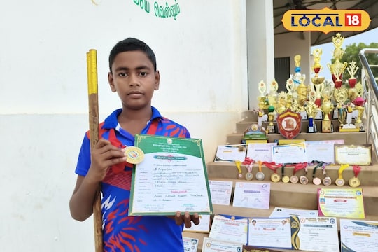 எட்டாம் வகுப்பு படித்து வரும் மாணவன் சுகந்தன்