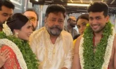 குருவாயூர் கோவிலில் நடைபெற்ற ஜெயராம் மகனின் திருமணம்… வைரலாகும் புகைப்படங்கள்…