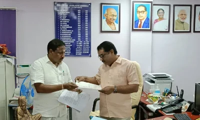 No confidence motion against Speaker puducherry Independent MLA G Nehru letter to assembly secretary Tamil News