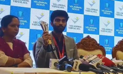 D Gukesh World Chess Champion 2024 Chennai press meet Tamil News
