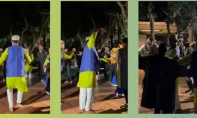 MS Dhoni dancing to Pahadi song with wife Video goes viral Tamil News
