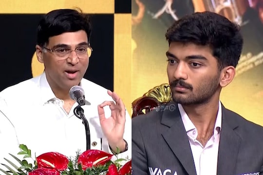 Gukesh | "குகேஷின் சிறந்த பண்புகள் இவைதான்" - மேடையில் புகழ்ந்த விஷ்வநாத் ஆனந்த்