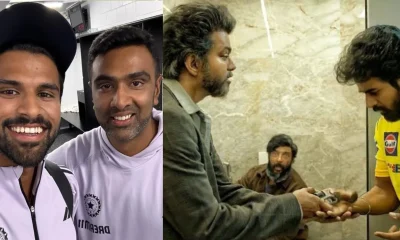 Ashwin re created the GOAT scene in real life with Washington Sundar Tamil News
