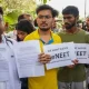 neet leak protest