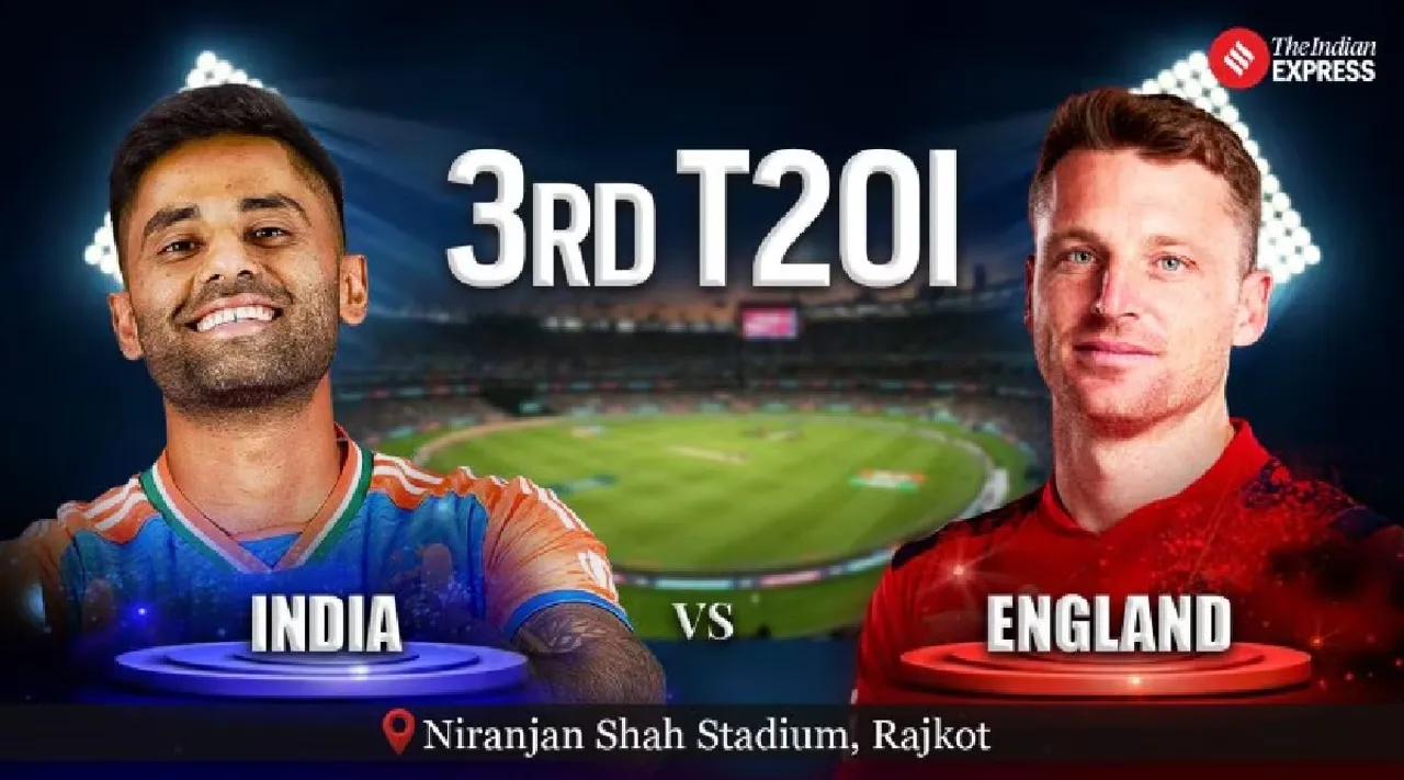 India vs England 3rd T20I LIVE Cricket Score updates Rajkot in tamil