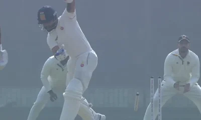 Virat Kohli clean bowled for 6 in Delhi on Ranji Trophy comeback dejected fans exit stadium Tamil News