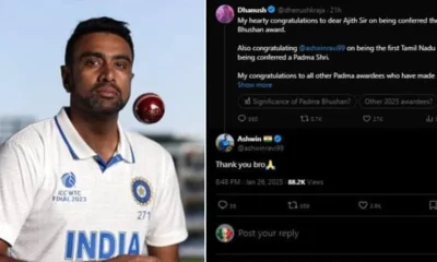 Ravichandran Ashwin trolls X user Dey paithiyam for Rohit Sharma reference over Padma Shri award Tamil News