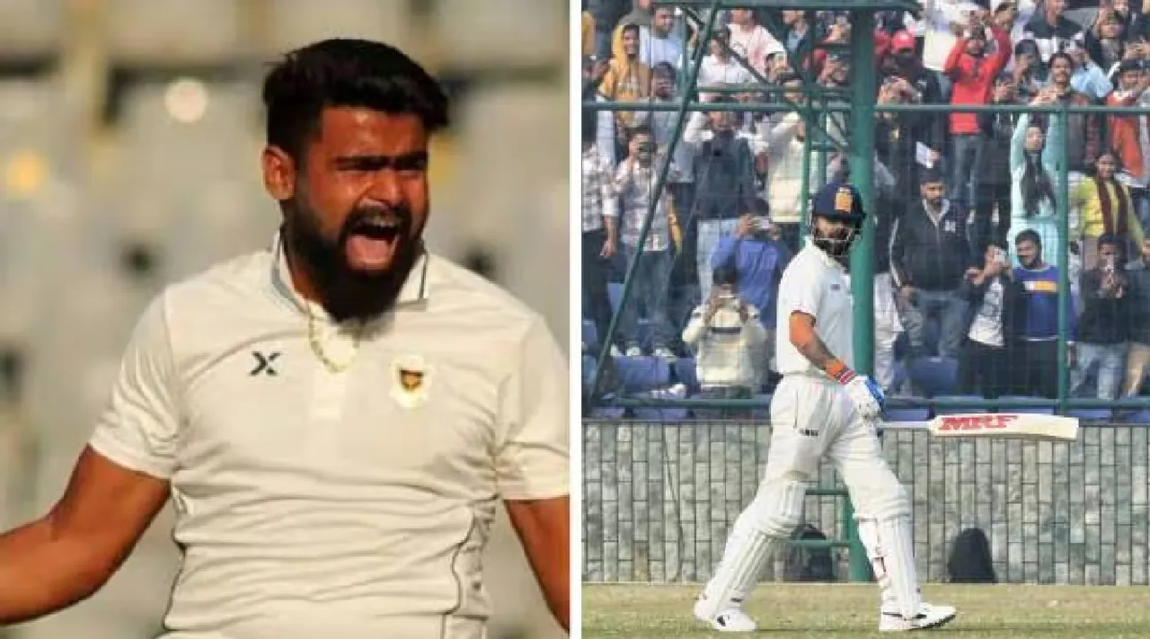 who is Himanshu Sangwan the bowler who got Virat Kohli out Tamil News