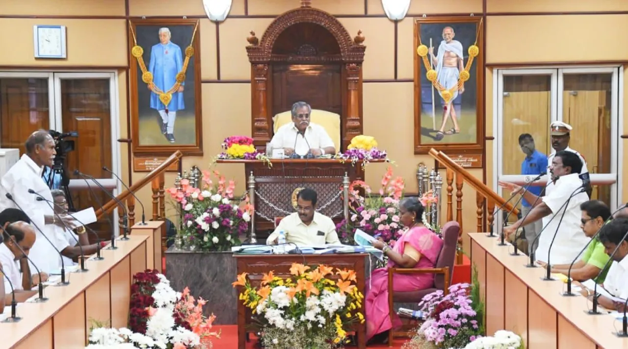 DMK MLA alleged, Puducherry assembly, புதுச்சேரில் பிரான்ஸ் குடியுரிமை பெற்றவர்களின் சொத்துக்கள் சூறை, தி.மு.க எம்.எல்.ஏ குற்றச்சாட்டு, DMK MLA Siva, Property of French citizens in Puducherry confiscated