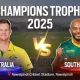 AUS vs SA live cricket score australia vs south africa champions trophy 2025 7th match live scorecard updates rawalpindi cricket stadium in tamil