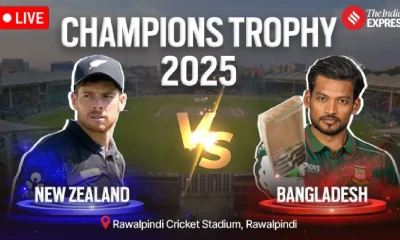 NZ vs BAN Champions Trophy 2025 6th match live score new zealand vs bangladesh live cricket scorecard updates rawalpindi cricket stadium Tamil News