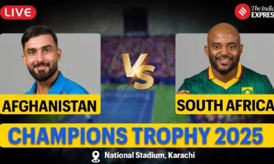 AFG vs SA champions trophy 2025 3rd match live score afghanistan vs south africa live cricket scorecard updates national stadium karachi Tamil News