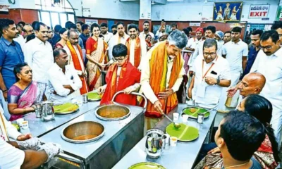 Andhra Pradesh CM N Chandrababu Naidu Only Hindus should work at Tirumala Tamil News