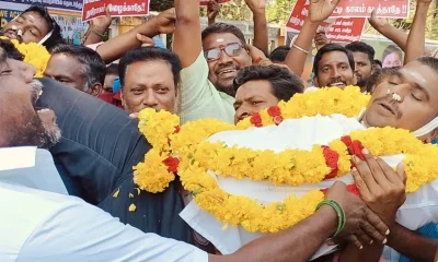Protest at Pondy