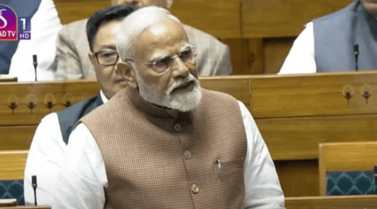 Modi in Parliament x1