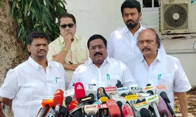 R Siva DMK Puducherry Legislative Assembly opposition leader press meet NEP walkout Tamil News