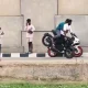 Bike stunt video