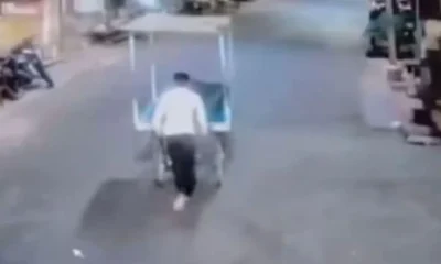 Madhya Pradesh husband carries pregnant Woman on handcart hospital newborn dies Tamil News