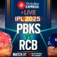 PBKS vs RCB LIVE Cricket Score