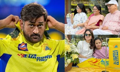 MS Dhoni To Retire From IPL Family Members Presence At Chepauk Spark Rumours Tamil News