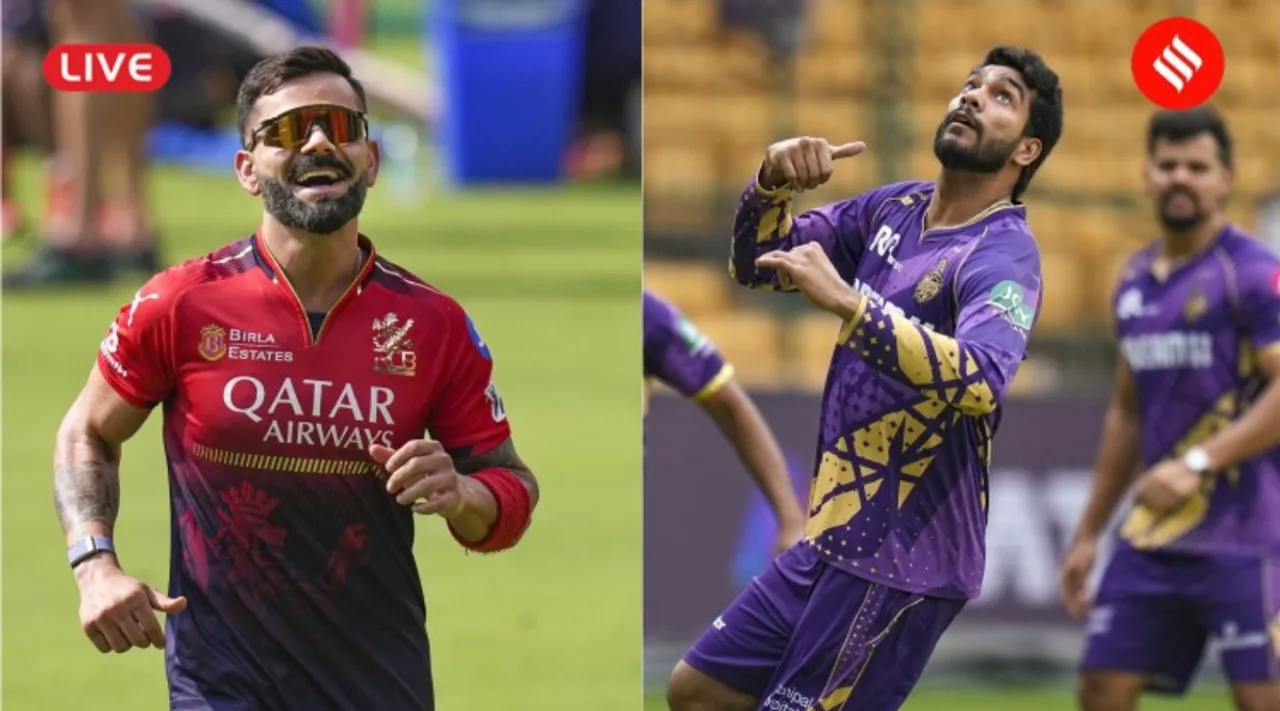 RCB vs KKR LIVE SCORE Updates IPL 2025 Today 58th Match Royal Challengers Bengaluru vs Kolkata Knight Riders Tamil News