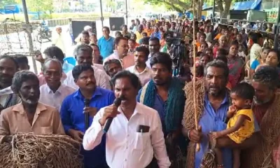 Pondy tribal protest