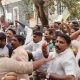 Puducherry Police arrest sacked employees who threw tomatoes at Public Works Dept headquarters Tamil News