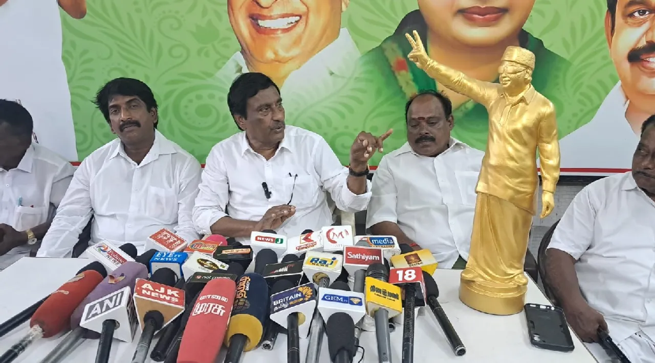 Puducherry AIADMK secretary A Anbalagan  Job seekers Camp Tamil News