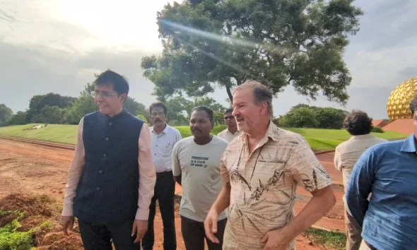 IIT visit Auroville