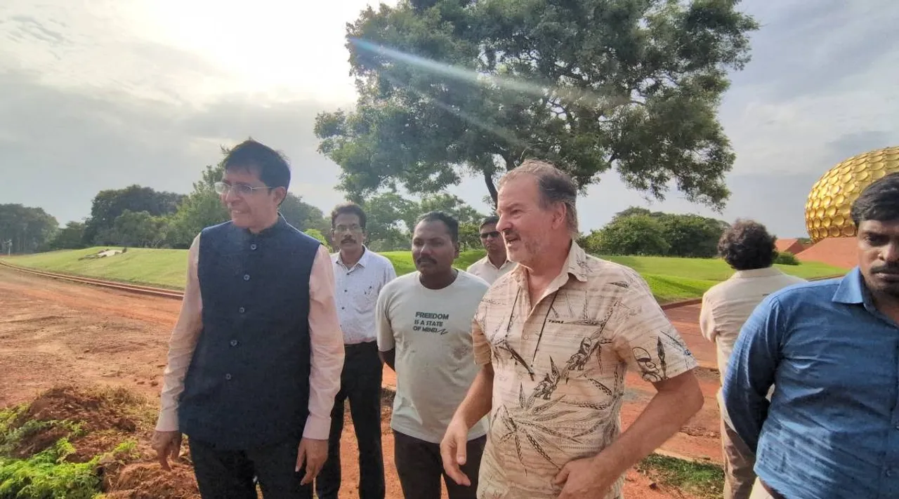 IIT visit Auroville
