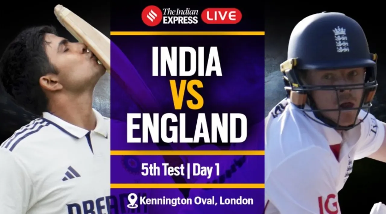 IND vs ENG India vs England 5th Test LIVE Cricket Score Updates Shubman Gill Ollie Pope Kennington Oval London Tamil News