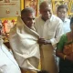 Puducherry CM Rangasamy wishing birthday to TVK General secretary Pussy N Anand at his house Tamil News