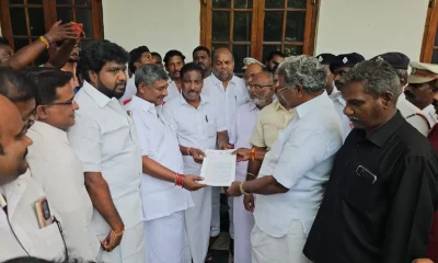 Puducherry Independent MLA Nehru resignation letter Tamil News