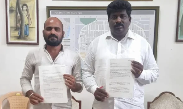 Puducherry Tamil Nadu Vazhuvrimai Party files complaint SP Selvam  Lieutenant Governor Tamil News