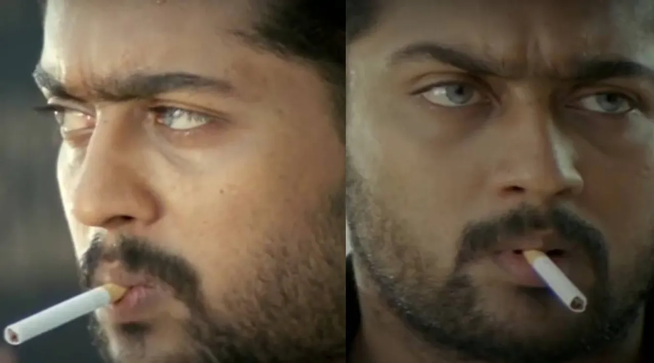 Surya smoking scene