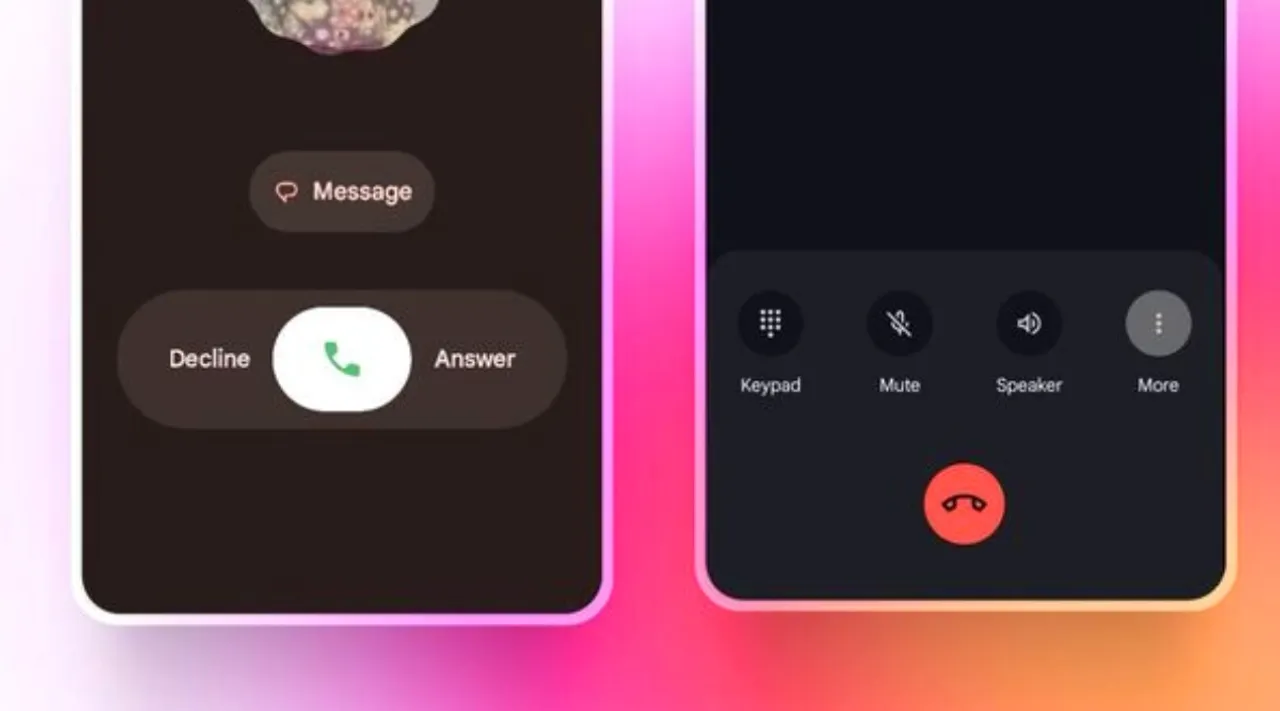 Google Phone dialer UI
