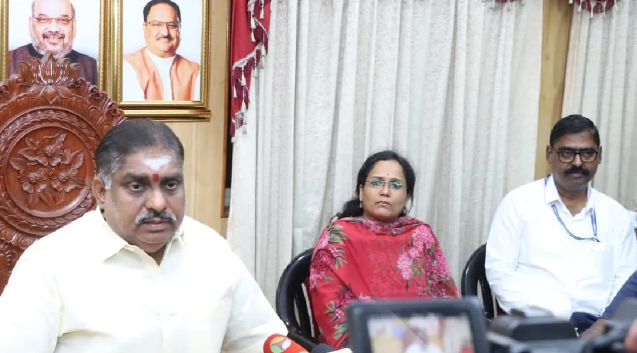Puducherry Minister Namachivayam on Power Department not sold to Adani Group Tamil News