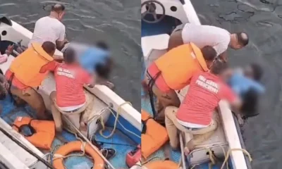 Puducherry Nonankuppam bridge Body of youth recovered after falling into river after car hits bike Tamil News