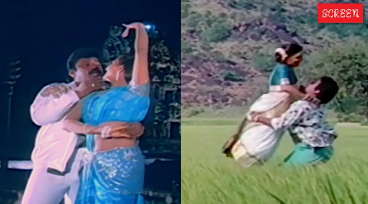 Vijayakanth Bhanupriya and Santhi Priya