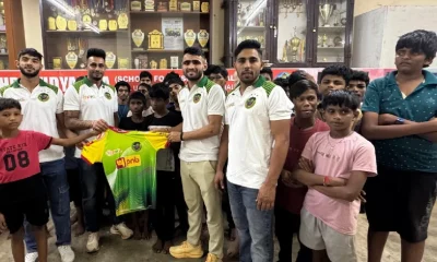 Patna Pirates Captain Ankit Jaglan donate  Nethra Vidyalaya Vizag Tamil News