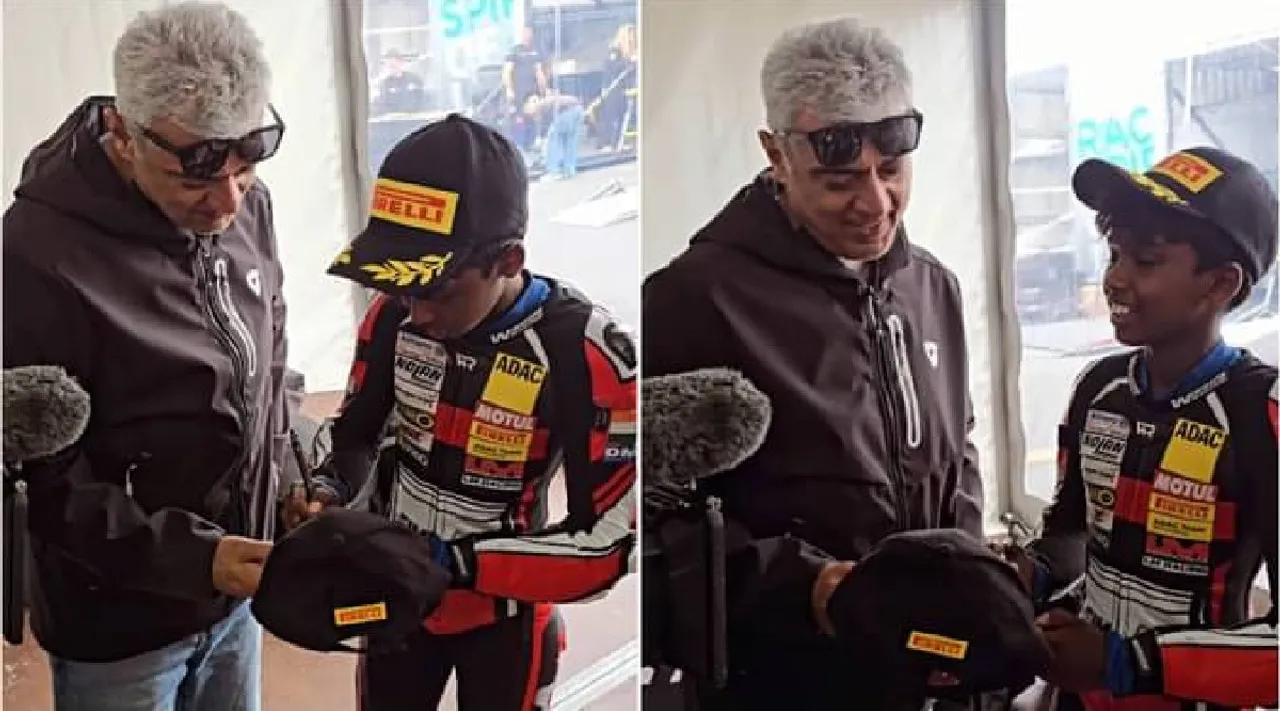 Who is Jaden Immanuel 13 year old racing prodigy Tamil Actor and racer Ajith Kumar got autograph Tamil News